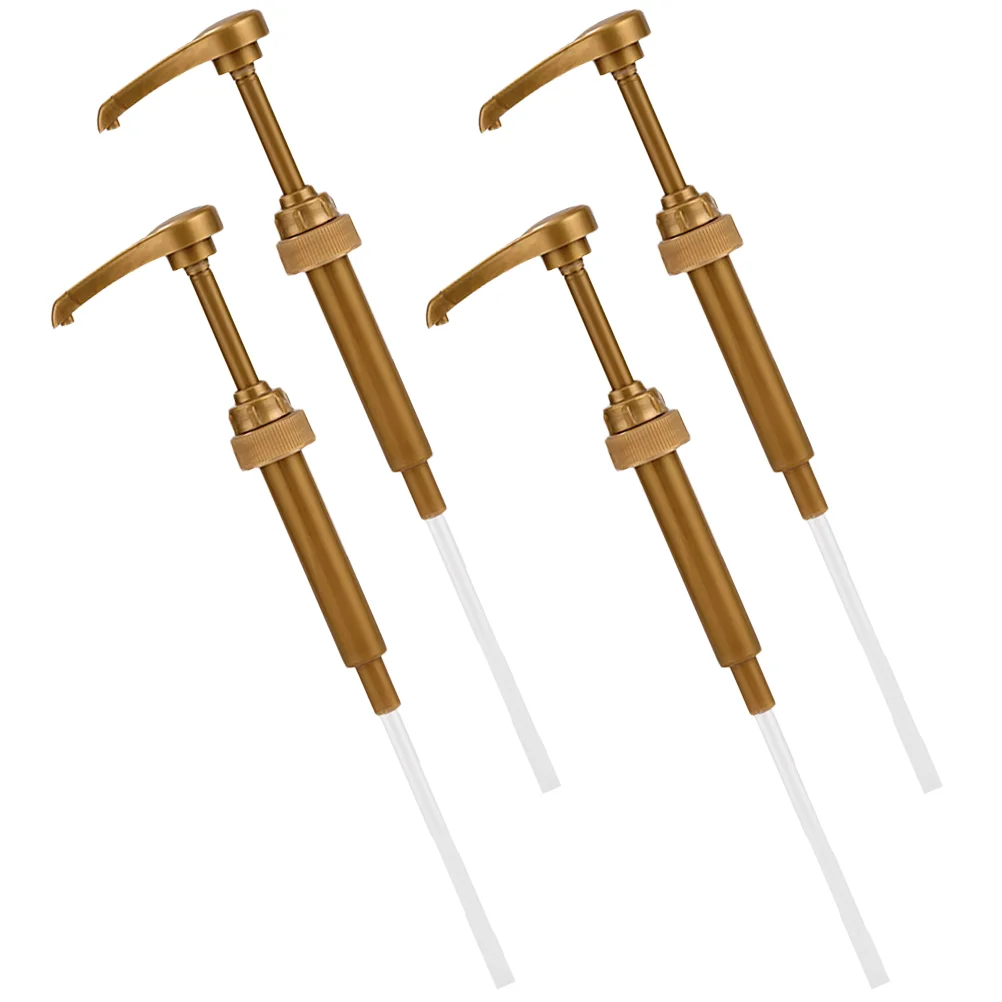 4 шт. экструзионная головка для сиропа кофейные насосы дозатор бутылка