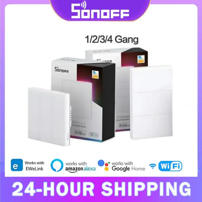 SONOFF T5 120 1C 2C 3C 4C Wi-Fi Smart Wall Touch Switch TX Ultimate Full Access Умный светодиодный выключатель с