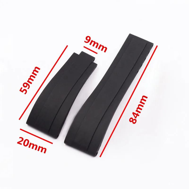 watch accessories Camo  nature silicone Rubber Watchband watch band For Role strap Daytona Submariner GMT OYSTERFLEX Bracelet