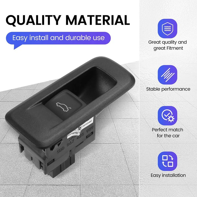 Электрическая кнопка переключения задней двери 5GD 959 831 5GD959831 для VW Tiguan MK2 ID.6 ID.4 Passat