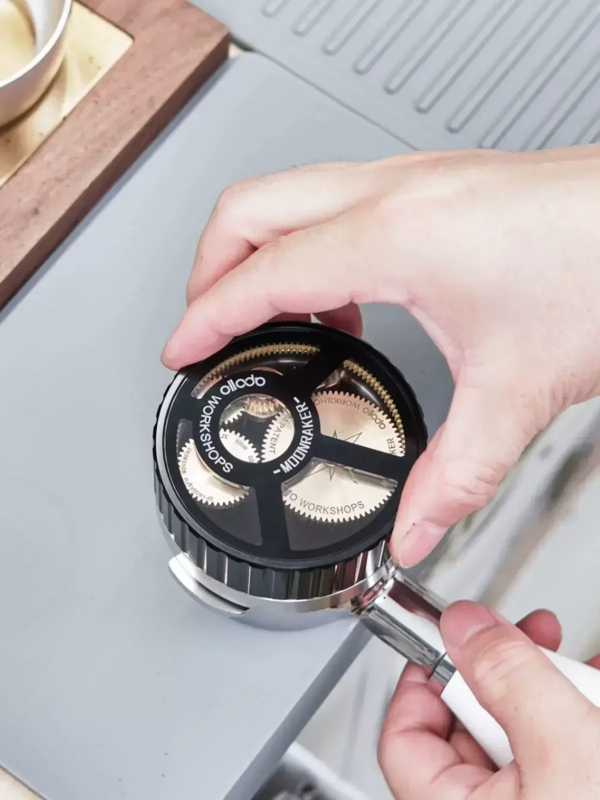 Фото Новый распределитель кофе Apollo Planetary Gear для эспрессо, устраняет комки, 58 мм, Lelit WDT BB №3