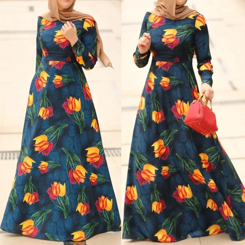 Ramadan Eid Abaya Dubai Muslim Hijab Dress Turkey Abayas Dresses for Women Islam Clothing Caftan Kaftan Robe Musulmane Longue