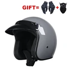 Мотоциклетный шлем с открытым лицом для мужчин и женщин