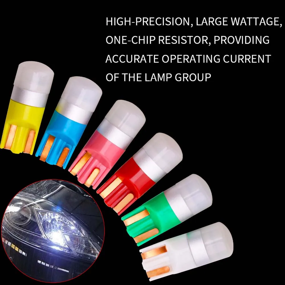

4 шт., Автомобильные светодиодные лампы T10 W5W 3030 1SMD