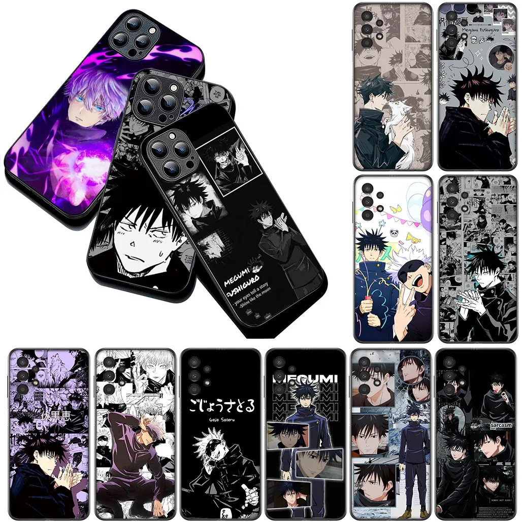 Чехол Fushiguro Megumi Jujutsus Gojo Satoru Kaisens для Xiaomi Redmi Note 14 13 ProPlus A4 A3 Pro Plus 13C 14C Pro+ 5G 4G