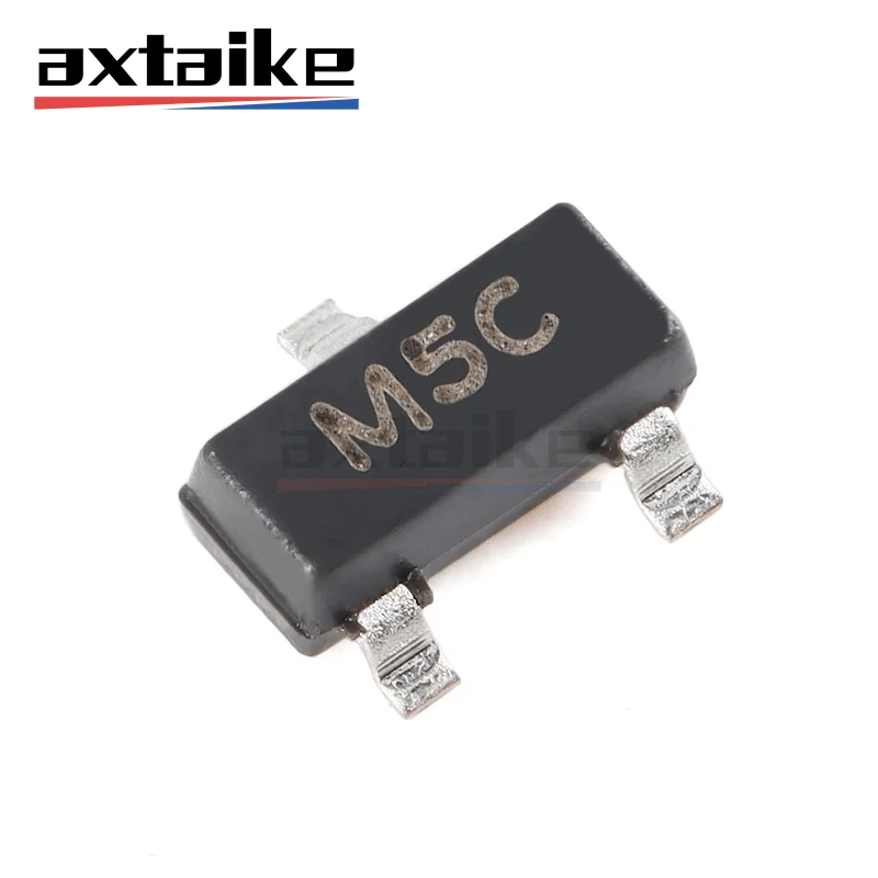 

100PCS MMBD7000 MMBD7000LT1G 2N7000 M5C 100V 200mA 0.2A SOT-23 SMD Transistor Switching Diode