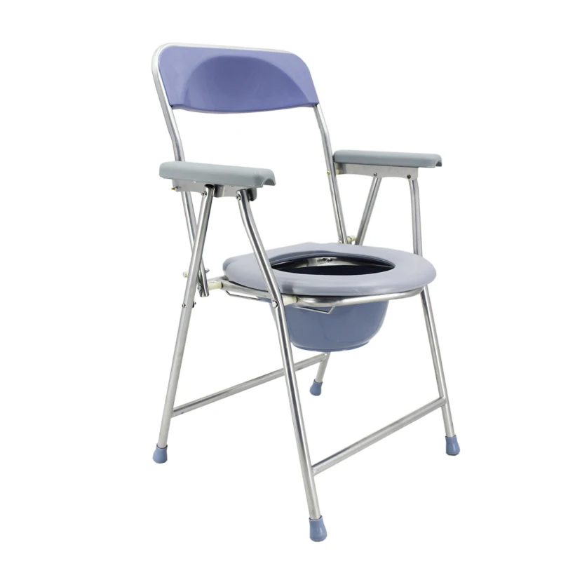

China Hot Sale Hospital Bathroom Folding Toilet Chair/ Commode Chair/Potty Chair Adult For Elderly With Seat