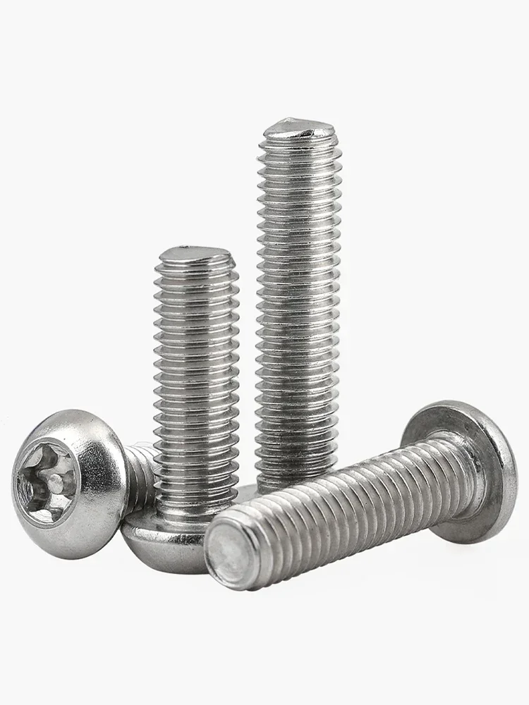 10pc 304 Stainless Steel Plum Anti-theft Screw Special with Column Anti-unloading Special-shaped Bolts M6 8-45mm 12mm 16mm