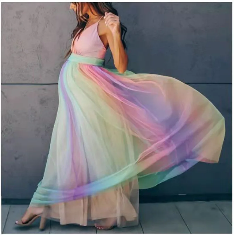 Pregnancy Shooting Dress Maternity  Summer Tulle Colorful Yarn Large V-neck Backless Fashion Floating Yarn Fold Sexy 2022 enlarge