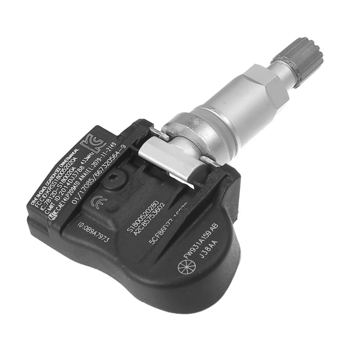 433 МГц для Peugeot Bipper 2008-EOP Partner II RCZ 2010-EOP Автомобильный датчик давления в шинах TPMS Φ