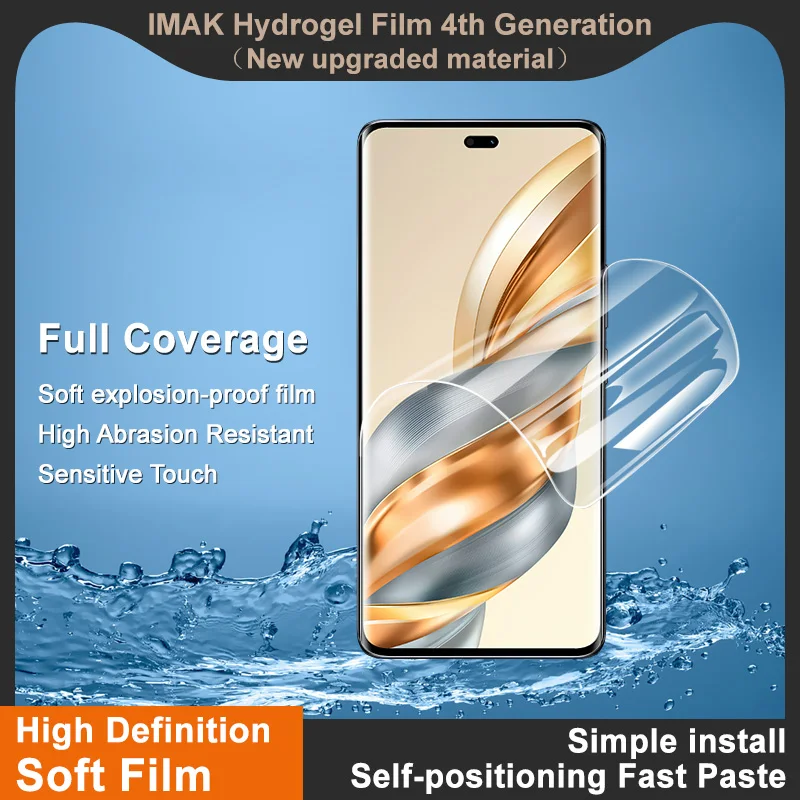 Гидрогелевая пленка Honor X60 Pro 5G IMAK 4-я защитная с полным покрытием для