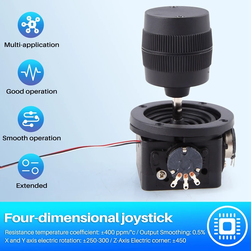 3-Axis Joystick Potentiometer R300B-M2 5K 3D Security Yuntai Control Ball Machine Keyboard Monitor