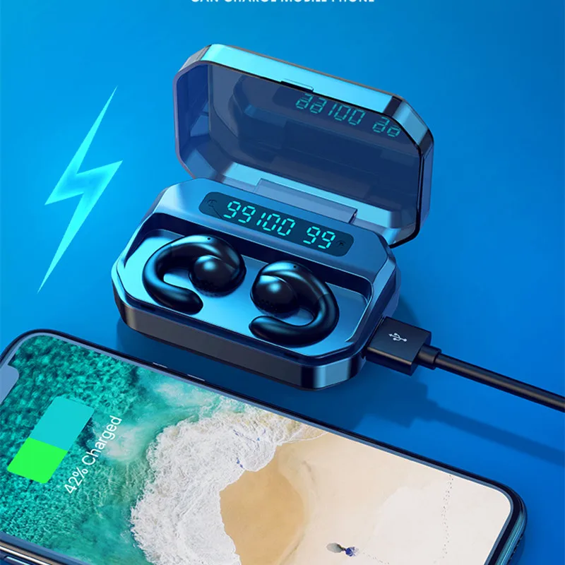 Новинка 2023 Беспроводная Bluetooth-гарнитура TWS стереонаушники с костной