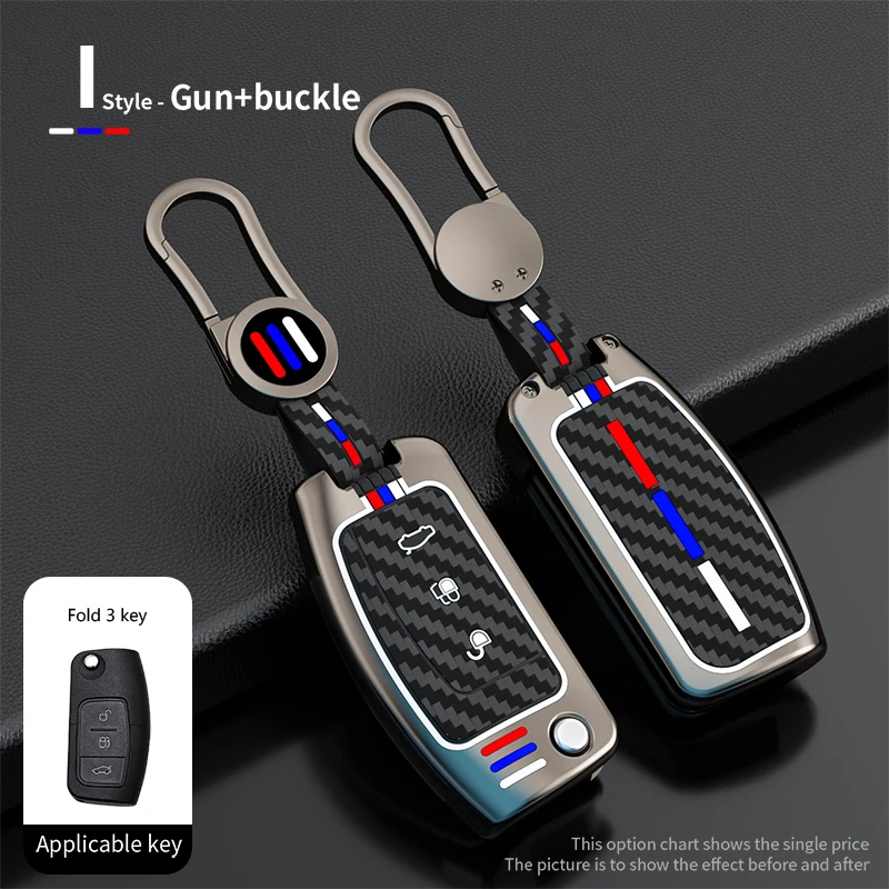 

3 Button New Car Remote Key Cover Case For Ford Fiesta Focus 2 Ecosport Kuga Escape Falcon B-Max C-Max Eco Sport Galaxy