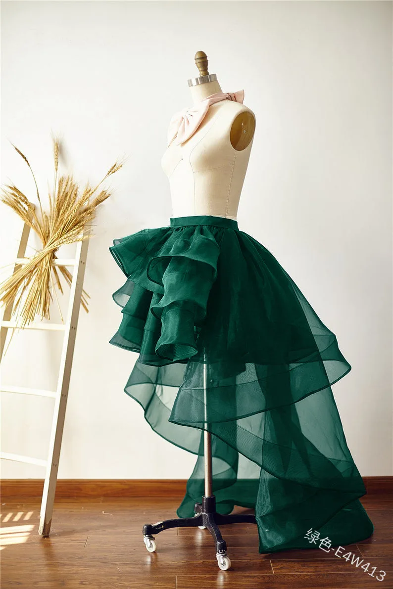 Женская юбка с юбкой-готикой Однотонная средневекового карнавала со шлейфом в