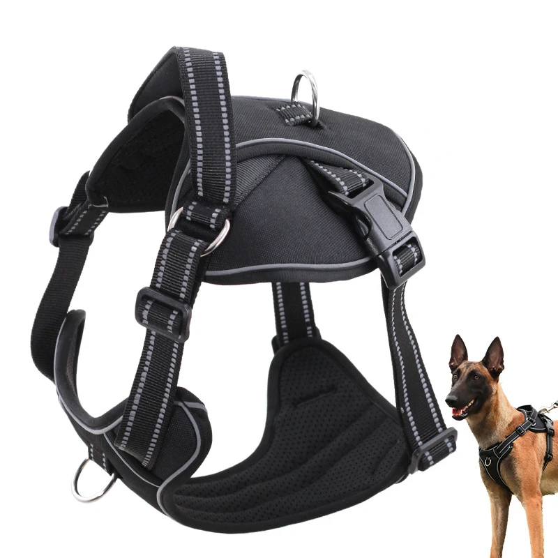 

Шлейка-поводок Регулируемая Светоотражающая для собак и кошек, 1,5 м