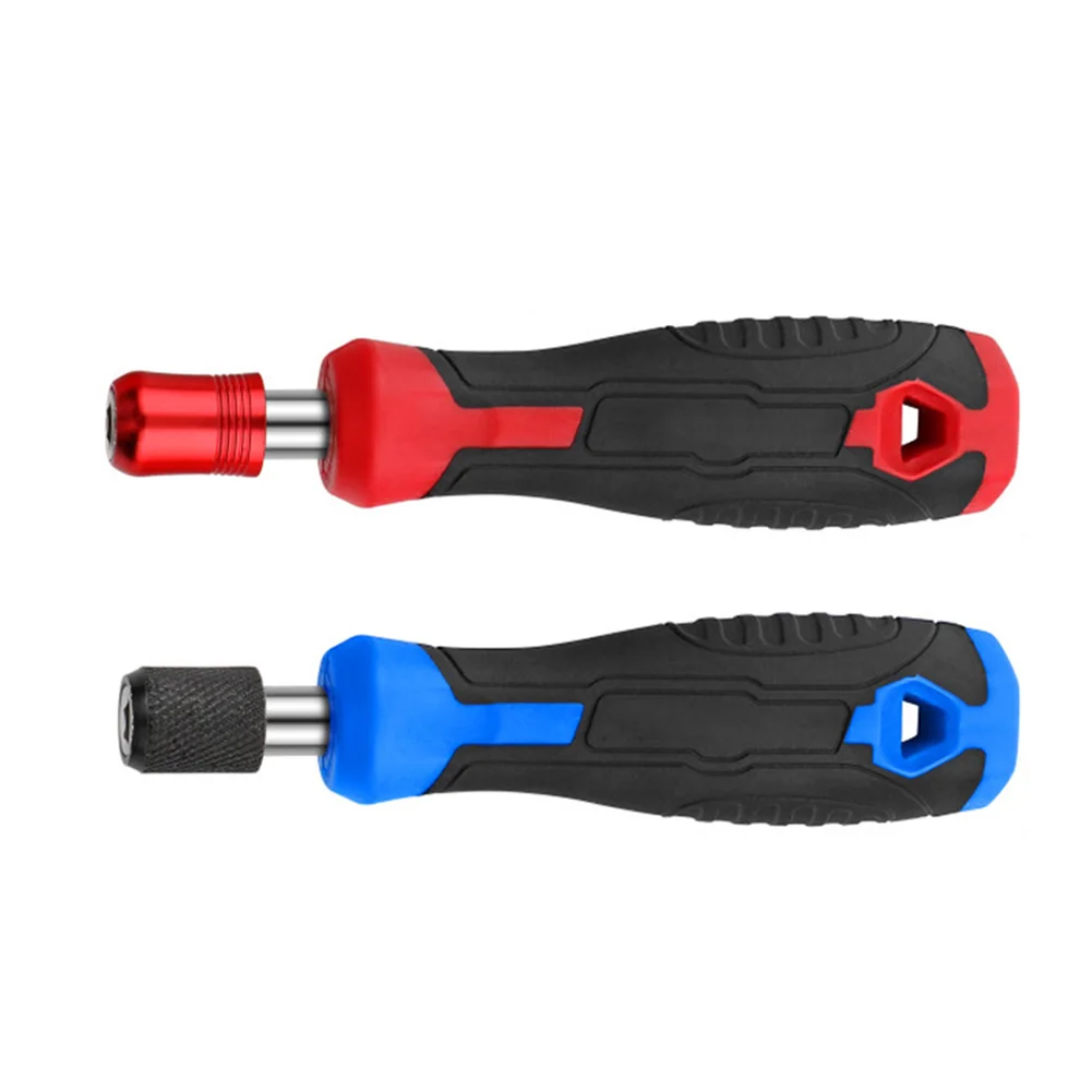 

2Pcs 1/4In Hex Screwdriver Handle Magnetic Screw Driver Bits Holder Self-Locking Adapter For Screwdriver Bits Socket Wrench Tool