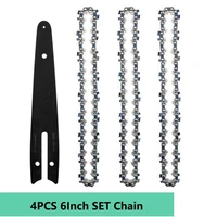 46inch chain and guide plate set high carbon steel saw chain mini chainsaw replacement electric saw chain for cutting lumber