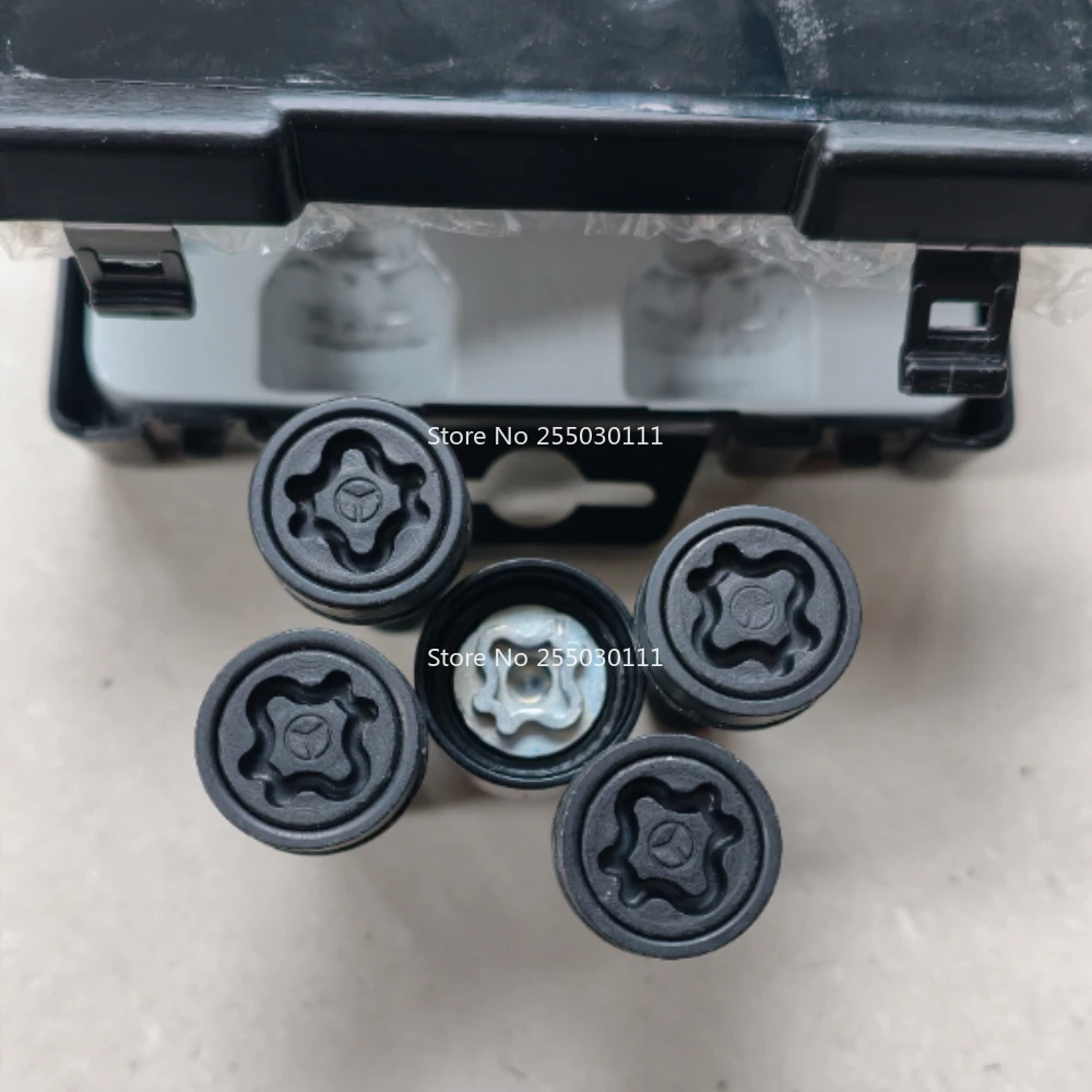 Фото M14x1,5x45 оригинальное противоугонное колесо с винтовым замком для Mercedes Benz ML GL GLK ≥18 дюймов колеса OEM A0019901707 №2