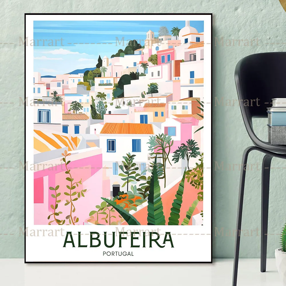 Модный городской винтажный настенный художественный декор для путешествий