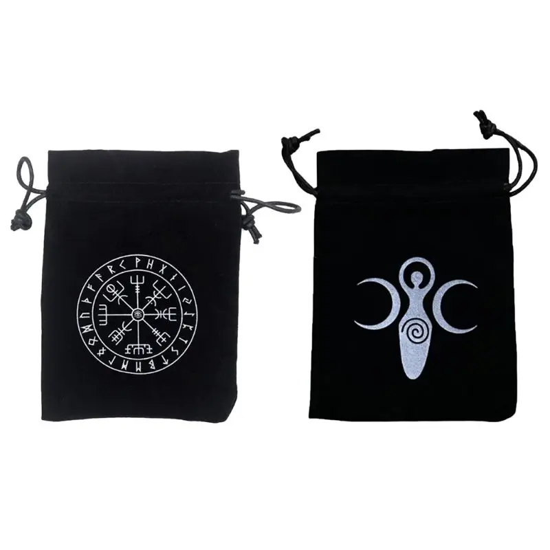 

Velvet Tarot Cards Storage Bag Jewelry Flannel Bag Board Game Card Mini Drawstring Package Board Game Tarots Storage Bag