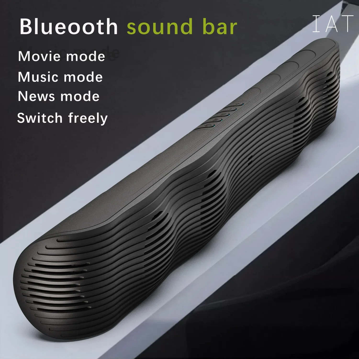 

Computer TV Soundbar Wireless Bluetooth Home Theater Sound Box Hifi 360° Stereo Surround PC Speaker TF Card USB Disk Sound Bar