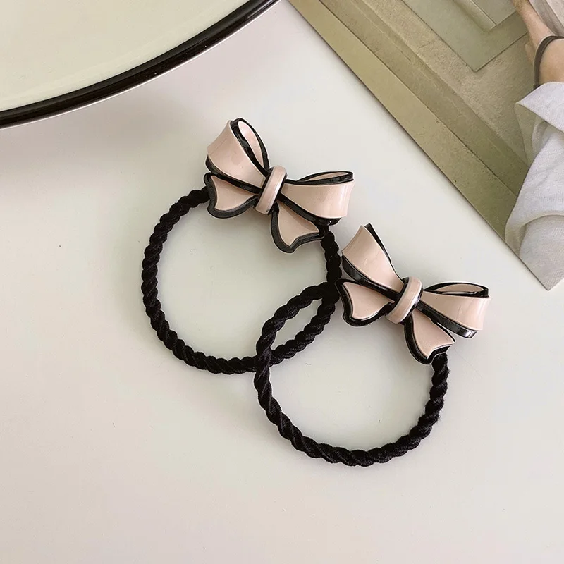 

Cute Bowknot Small Rubber Band Elastic Hair Bands Hair Accessories Girl Ponytail Holder Headwear Baby Headband Ornaments