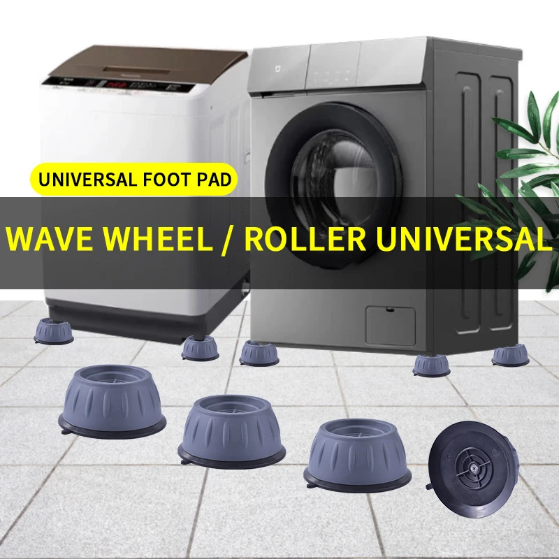 

2/4/6PCS Anti Vibration Pads Washing Machine Feet Mat fixed non-slip Pad Universal Noise-reducing Furniture Lifting Foot Base