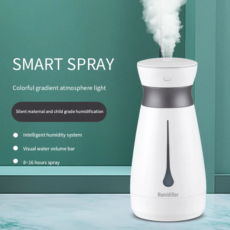 

Ультразвуковой увлажнитель воздуха, необходимый USB Настольный автомобильный мини-бесшумный диффузор, цветной распылитель, освежитель возд...