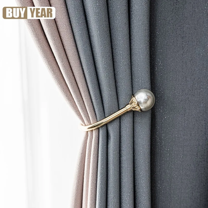 

Европейские однотонные минималистичные американские сращивающиеся шторы для гостиной, столовой, спальни, затемняющие роскошные шторы на заказ