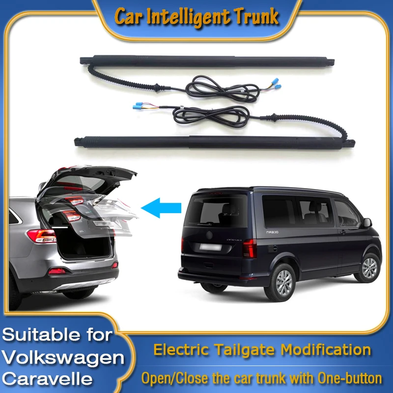 

For Volkswagen VW Caravelle 2016~2023 Car Power Trunk Opening Smart Electric Suction Tailgate Intelligent Tail Gate Lift Strut