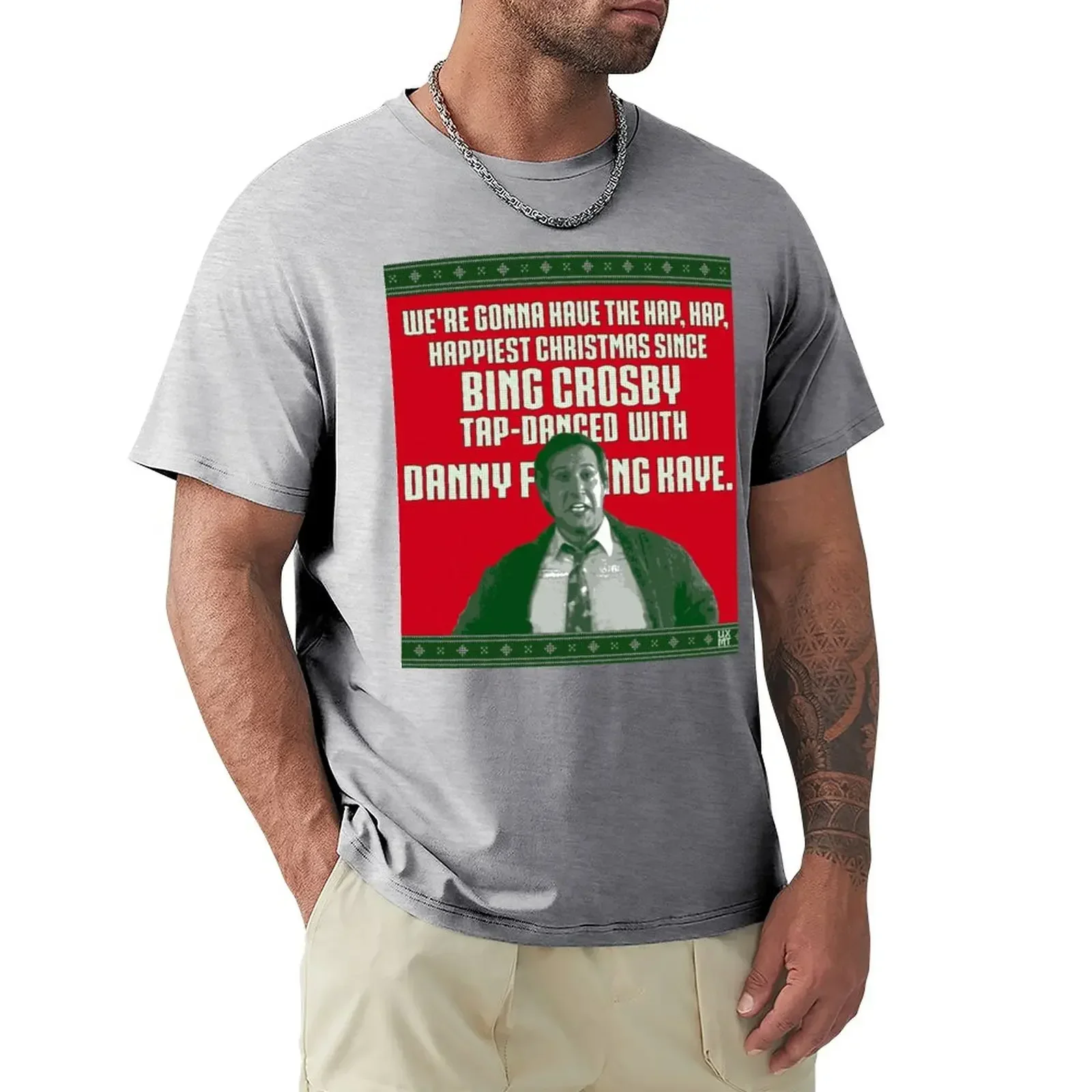 Hap Happiest Christmas — уродливый свитер футболка с рисунком винтажная облегающие