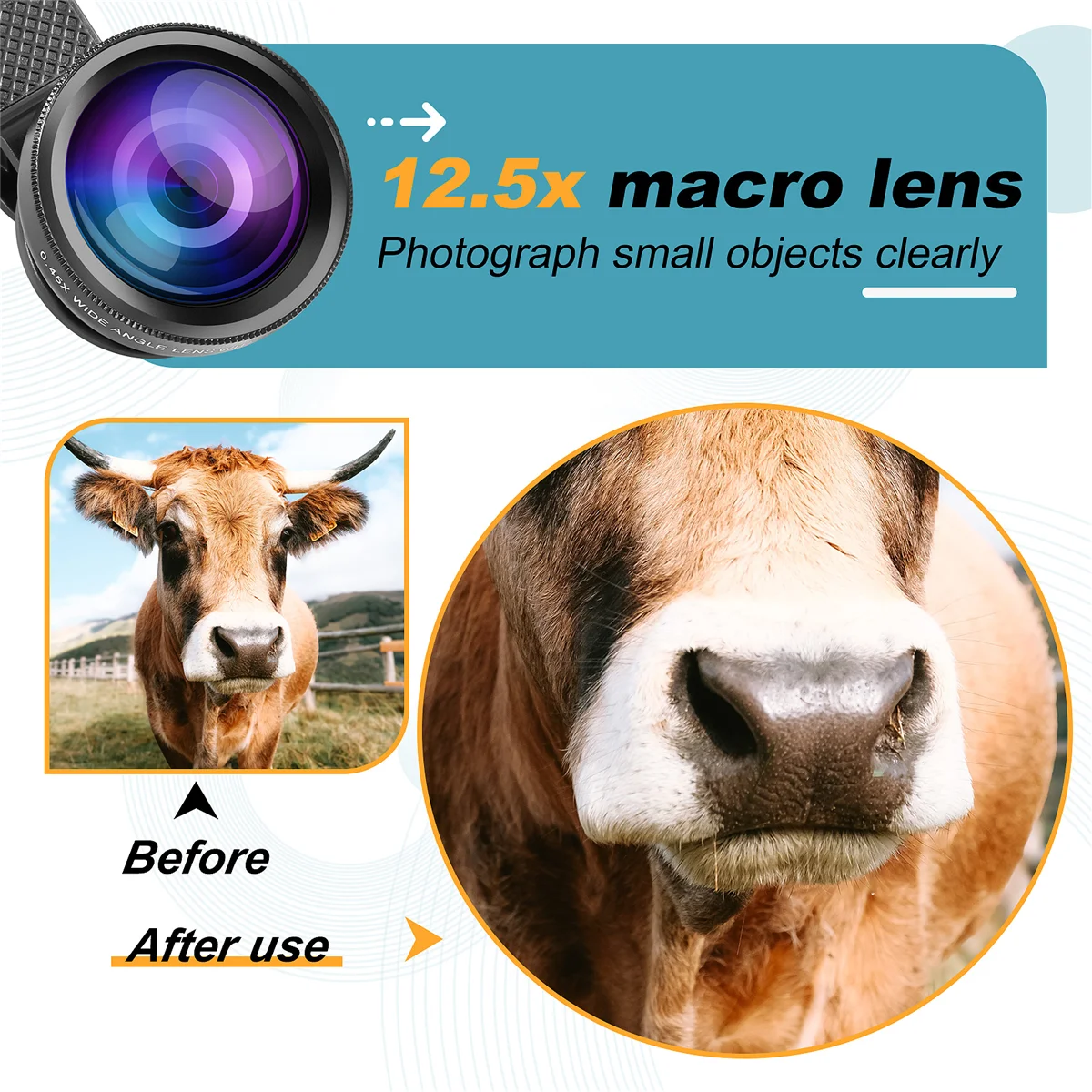 Объектив рыбий глаз для телефона 0 45x телефон с HD объективом камеры макрообъектив