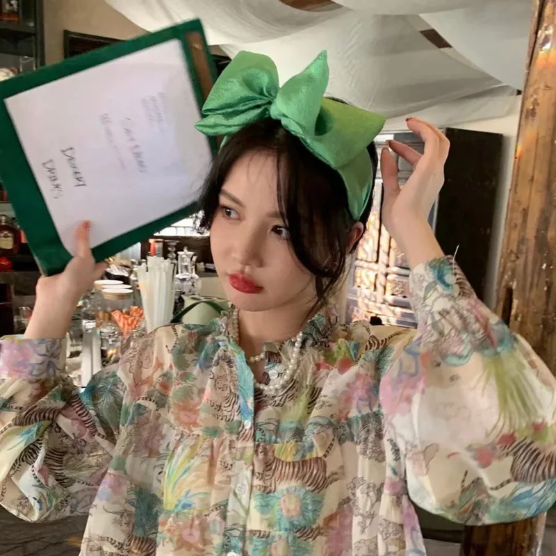 

Новые Большие повязки на голову для женщин, Дизайнерские однотонные женские обручи для волос высокого качества, модные аксессуары для волос для девочек