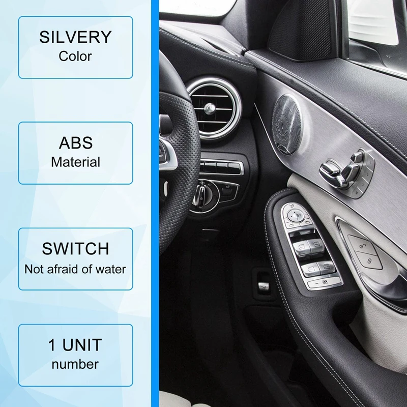 Car Front Right Door Lock Switch Button Cover 2059055151 For Mercedes-Benz W205 W447 W213 RHD