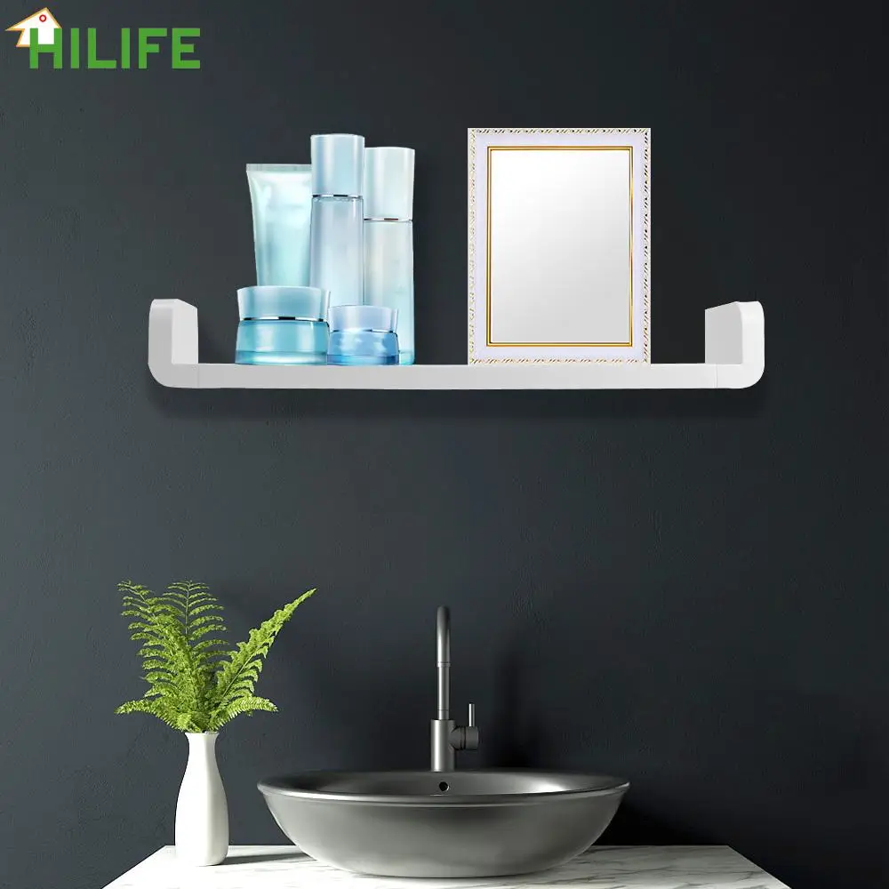 

Полка для хранения шампуня, ванной, душа, стеллаж для специй, самоклеящаяся полка для ванной, кухни, Настенный Органайзер