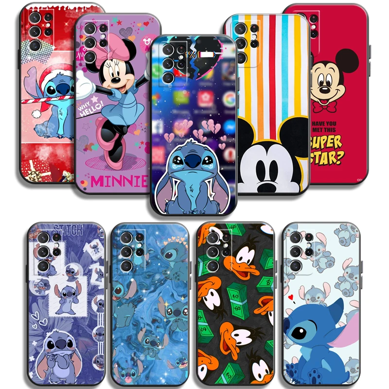 

Disney Stitch MIQI Phone Cases For Samsung Galaxy S20 FE S20 Lite S8 Plus S9 Plus S10 S10E S10 Lite M11 M12 Back Cover Funda
