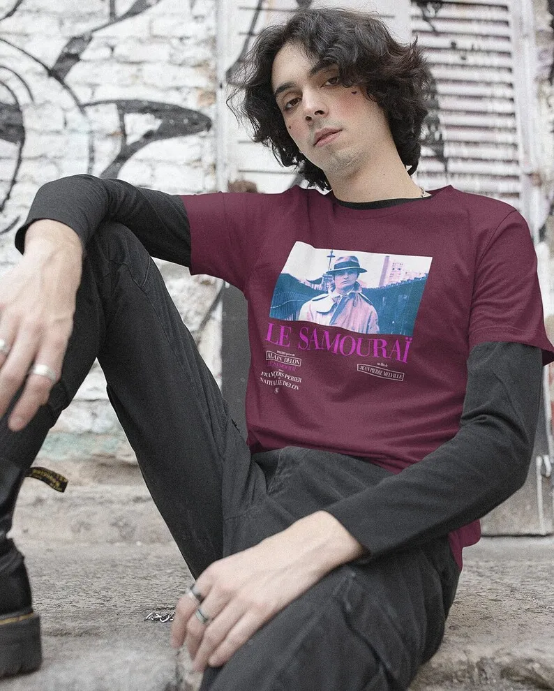 Рубашка Alain Delon Le Samourai для кинобуфтов — винтажный подарок любителей кино