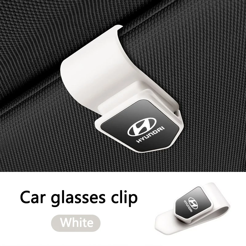Фото Держатель для очков на солнцезащитный козырек для Hyundai Sonata, Tucson, Azera, Elantra, Creta, Rena, Veloster, Kona, Santa Fe. Автоаксессуары. №4