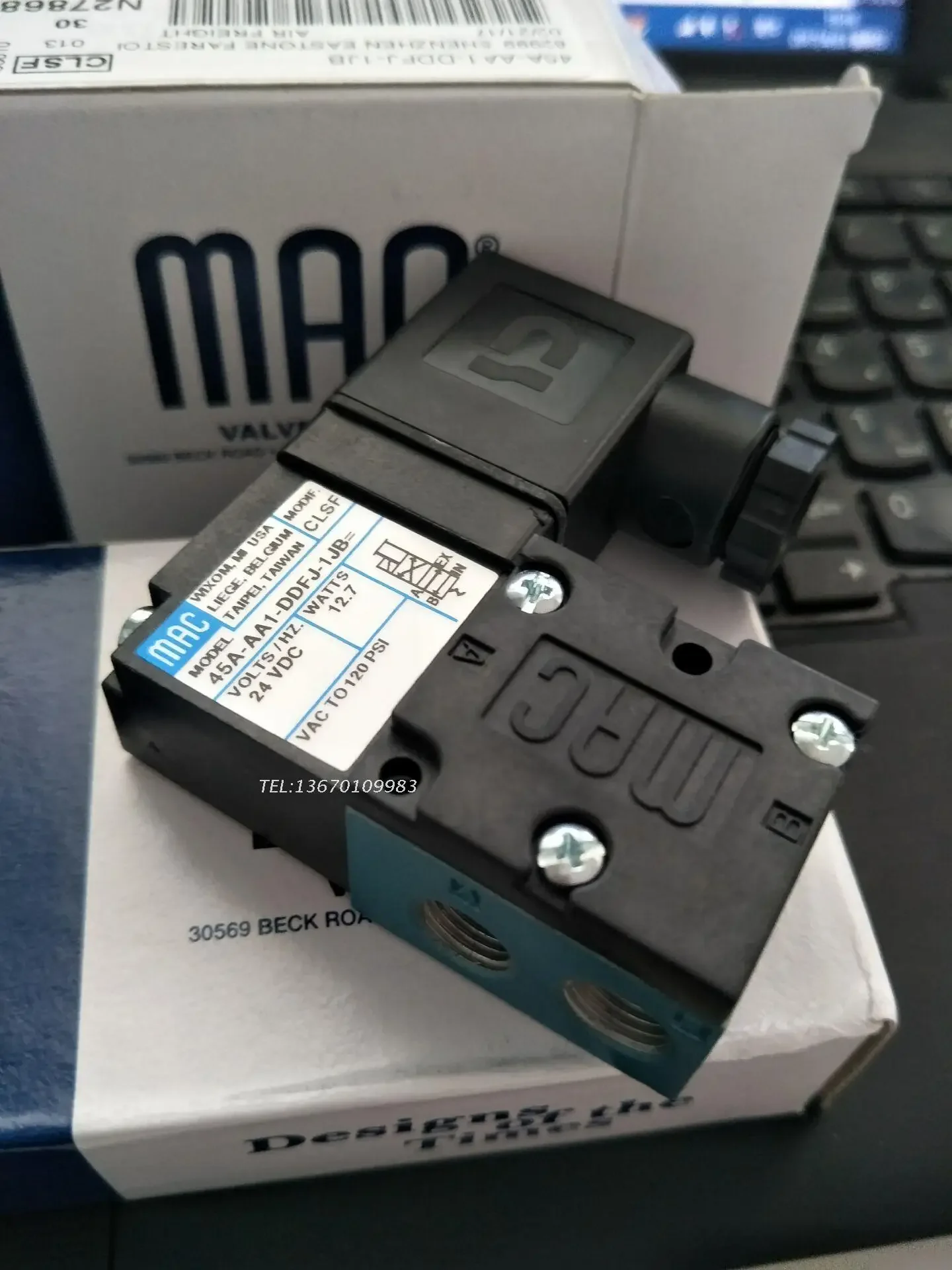 Высокочастотный электромагнитный клапан MAC 45A-AA1-DDFJ-1JB 1JM 1BA CLSF 1KA высокая