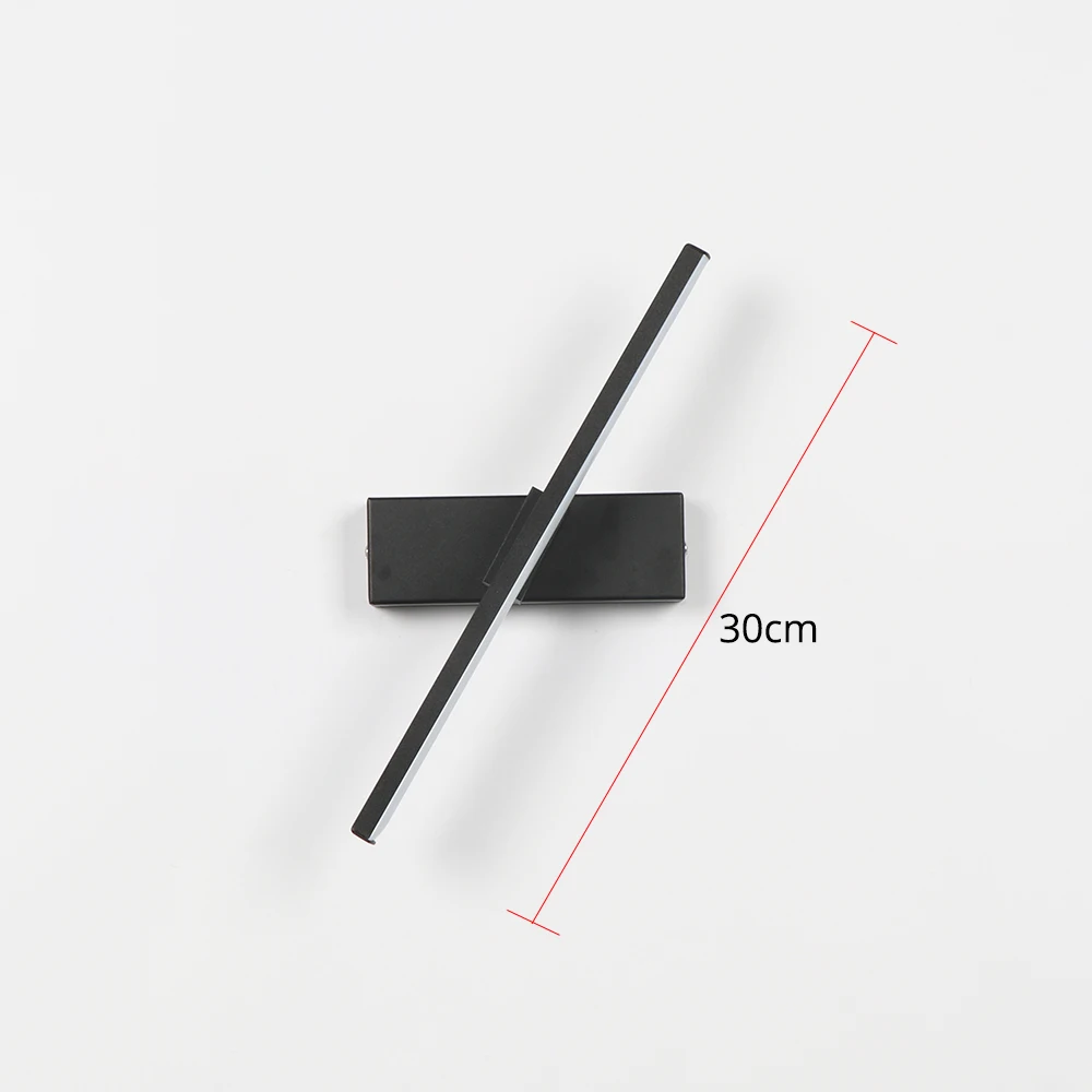 Настенная прикроватная лампа для спальни вращающаяся на 330 ° регулируемая