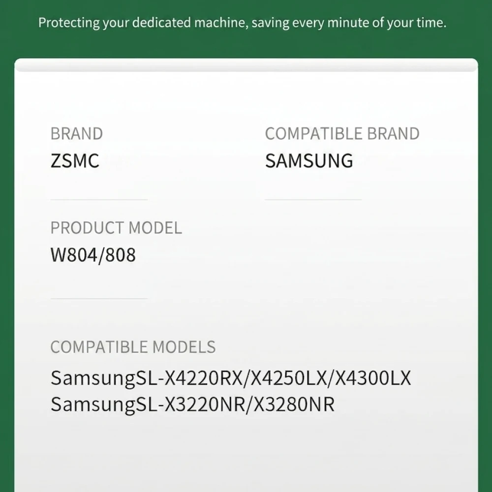 Совместимый контейнер для отработанного тонера для принтеров Samsung K3300NR K4250LX K4300LX, CLT W804, CLT W808, запасные части для обслуживания копировальных аппаратов. (art.: 3920dcd5564ad) - 3920dcd5564ad