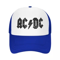 classic unisex ac dc trucker hats adult heavy metal rock adjustable baseball cap men women sports snapback caps sun hats