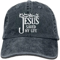 jesus saved my life adjustable gym dad cap denim cap baseball cap adjustable vintage denim washed men baseball caps adjustable