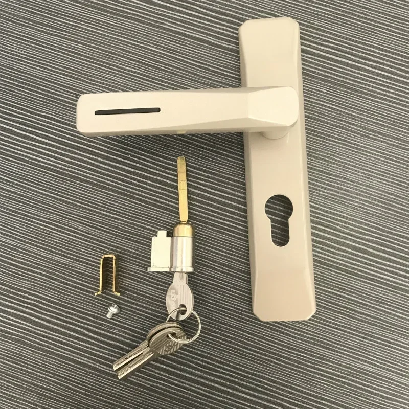 Пластиковый стальной стеклянный дверной замок для ванной раздвижная дверь из