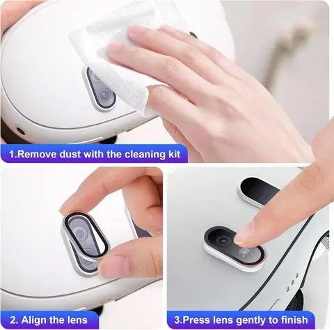 Защитная пленка для объектива камеры Meta Quest 3, крышка из закаленного стекла, защитная пленка для объектива от царапин, аксессуары для Meta Quest 3