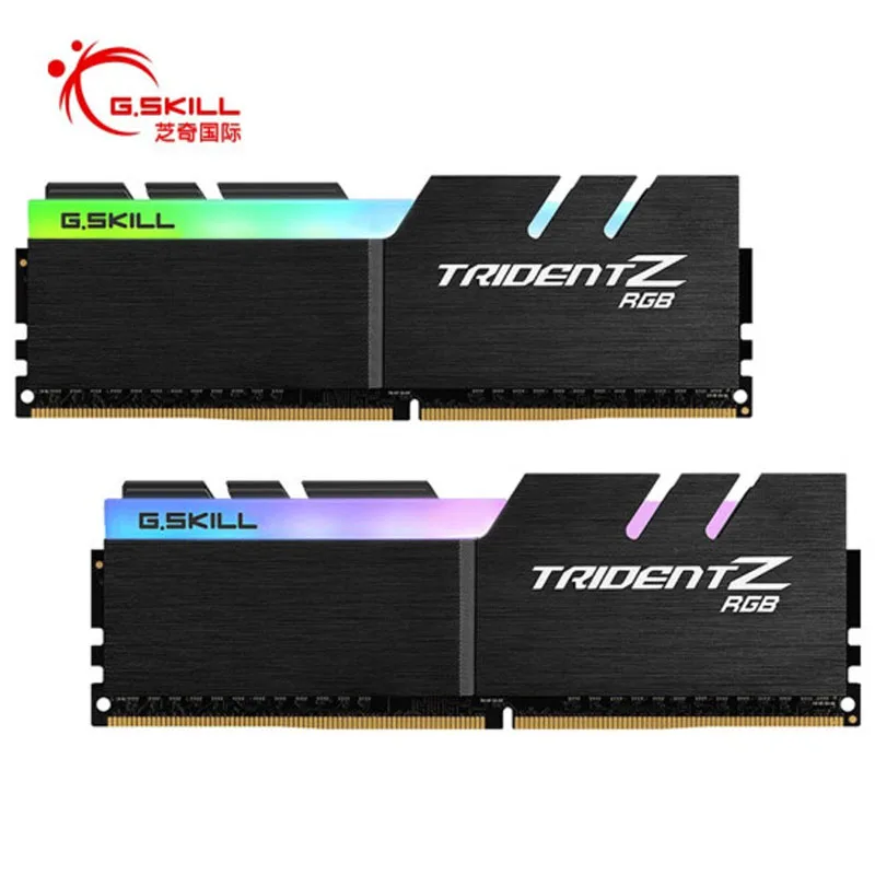 

G.SKILL F4-3600C17D-32GTZR 32 GB (16 GB x 2) Trident Z RGB Series DDR4 3600 MHz Dual Channel Memory Kit - Black with Full Length