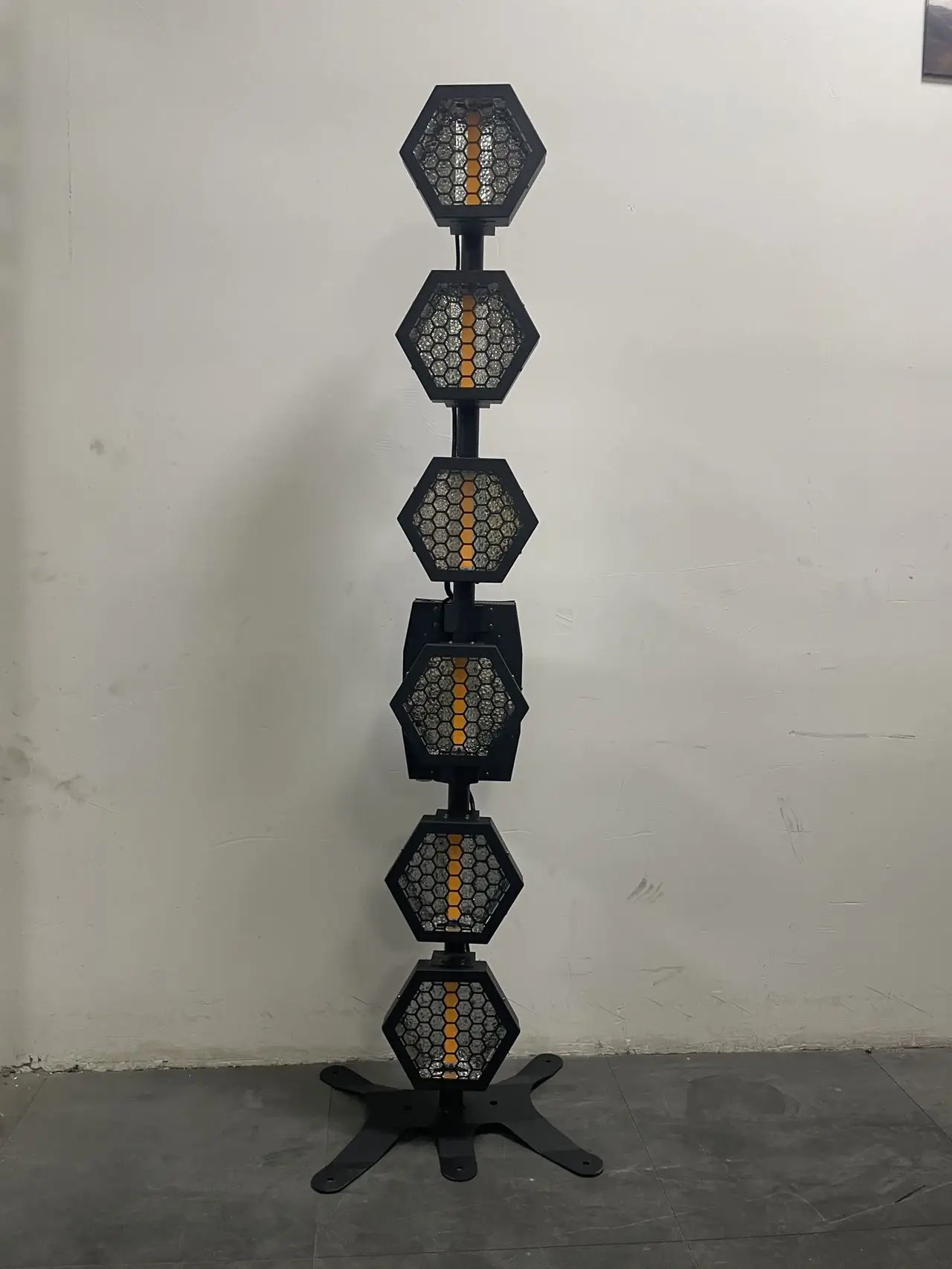Фото 6x60W COB Retro Effect LED Hex Bar Retro Light для концертов, вечеринок, свадеб, ночных клубов №5