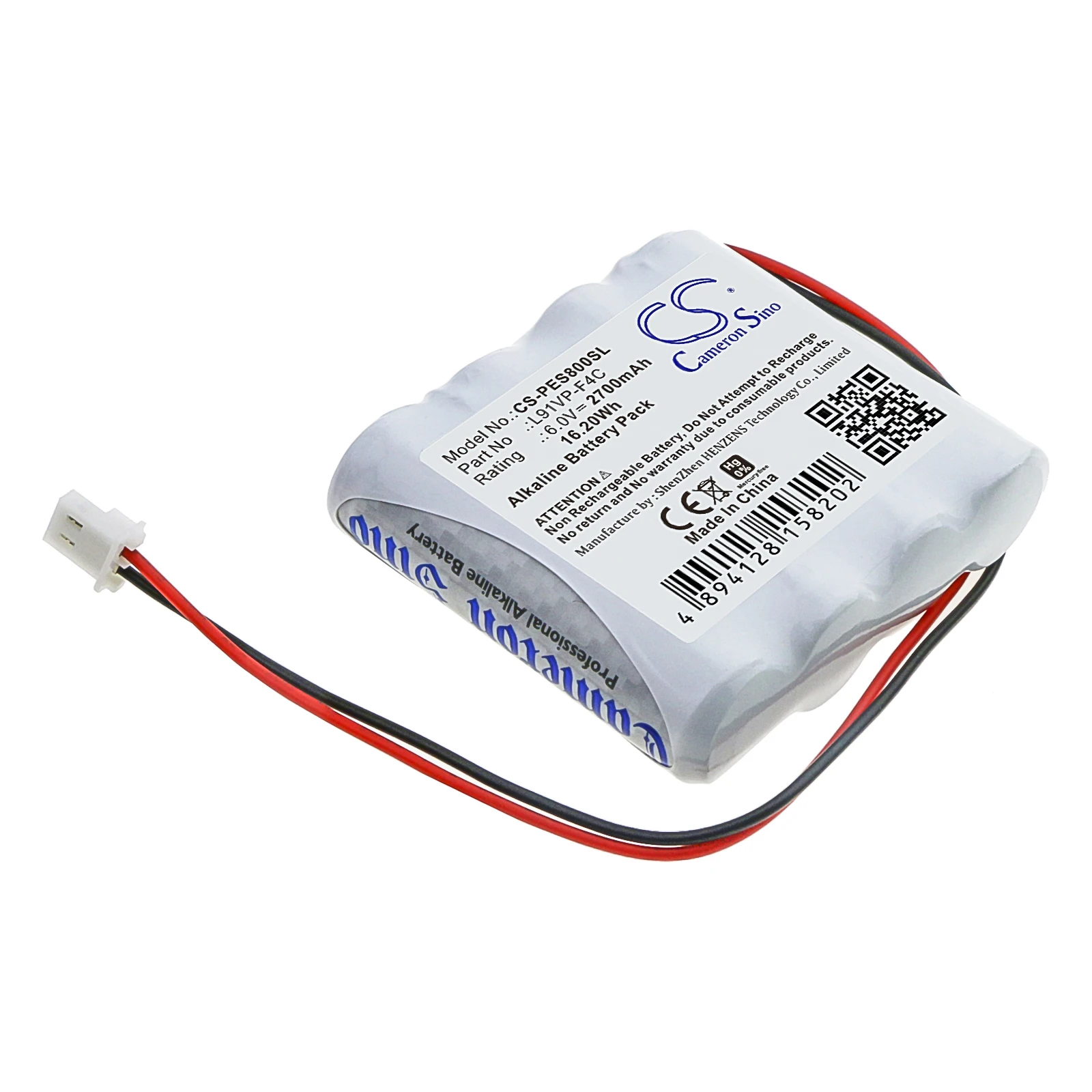 

CS 2700mAh / 16.20Wh battery for Purell ES8 Hand Sanitizer Dispenser L91VP-F4C