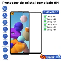 3d full screen protector for samsung galaxy m11 m20 m21 m30s m31 m51 black tempered glass for movil choose model